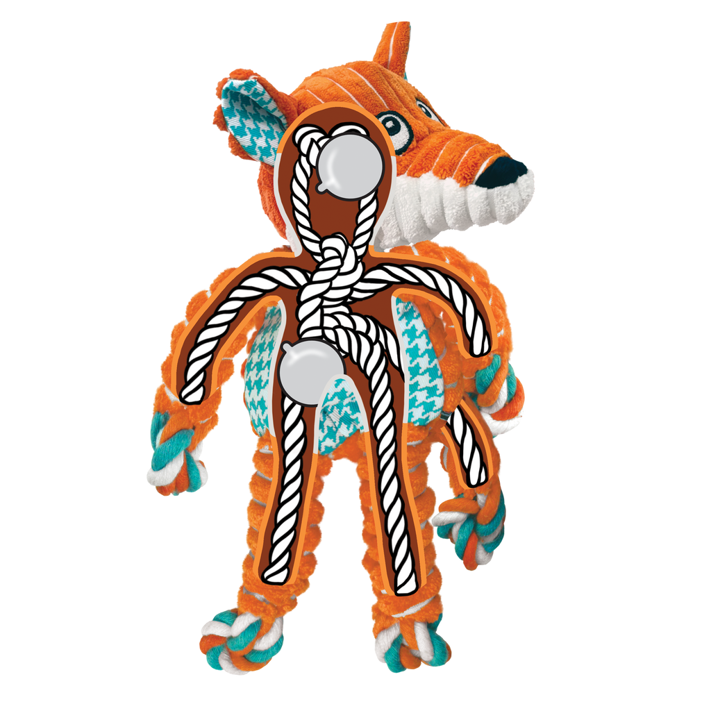 Kong Xmas Floppy Knots Medium