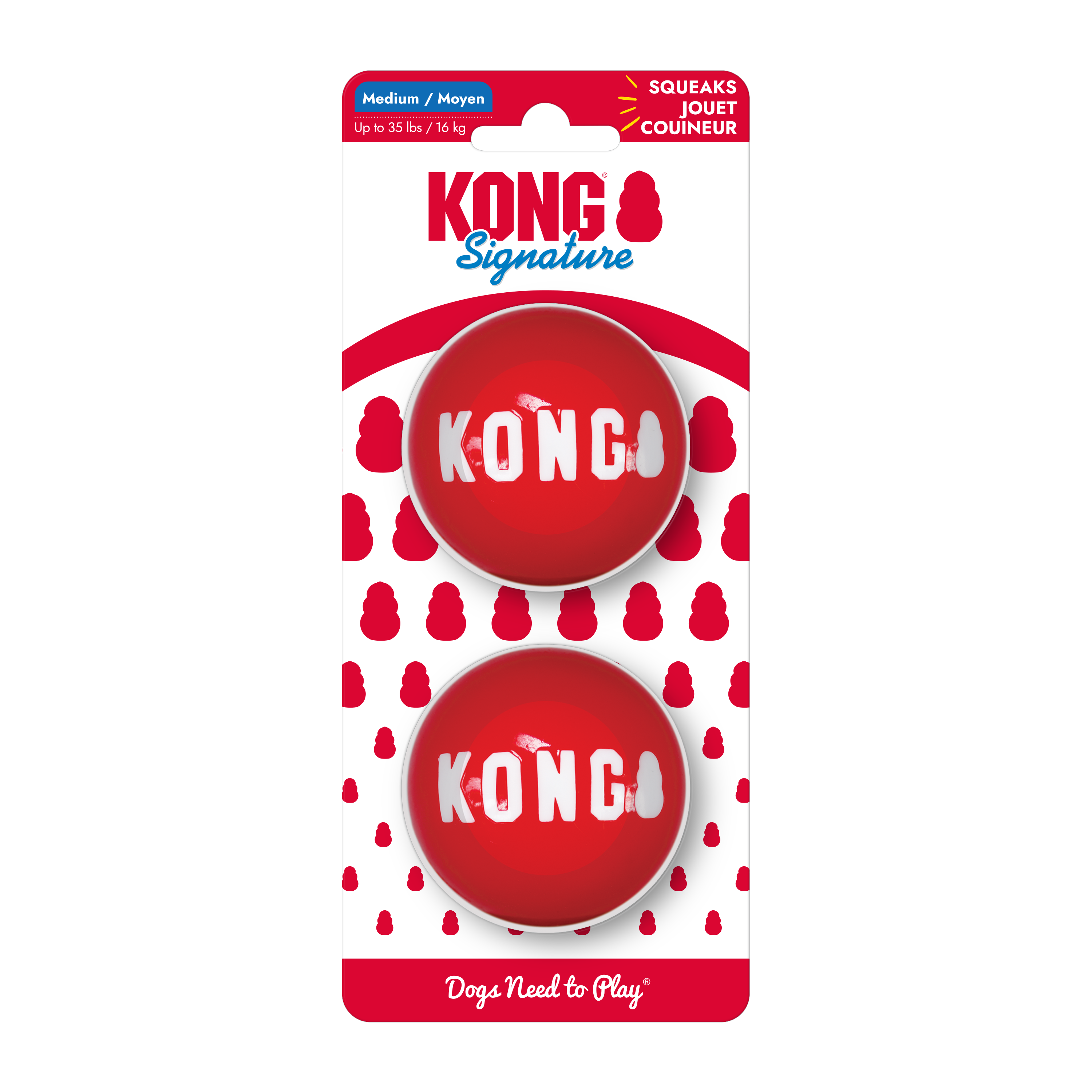 Kong Signature Balls x2 Medium