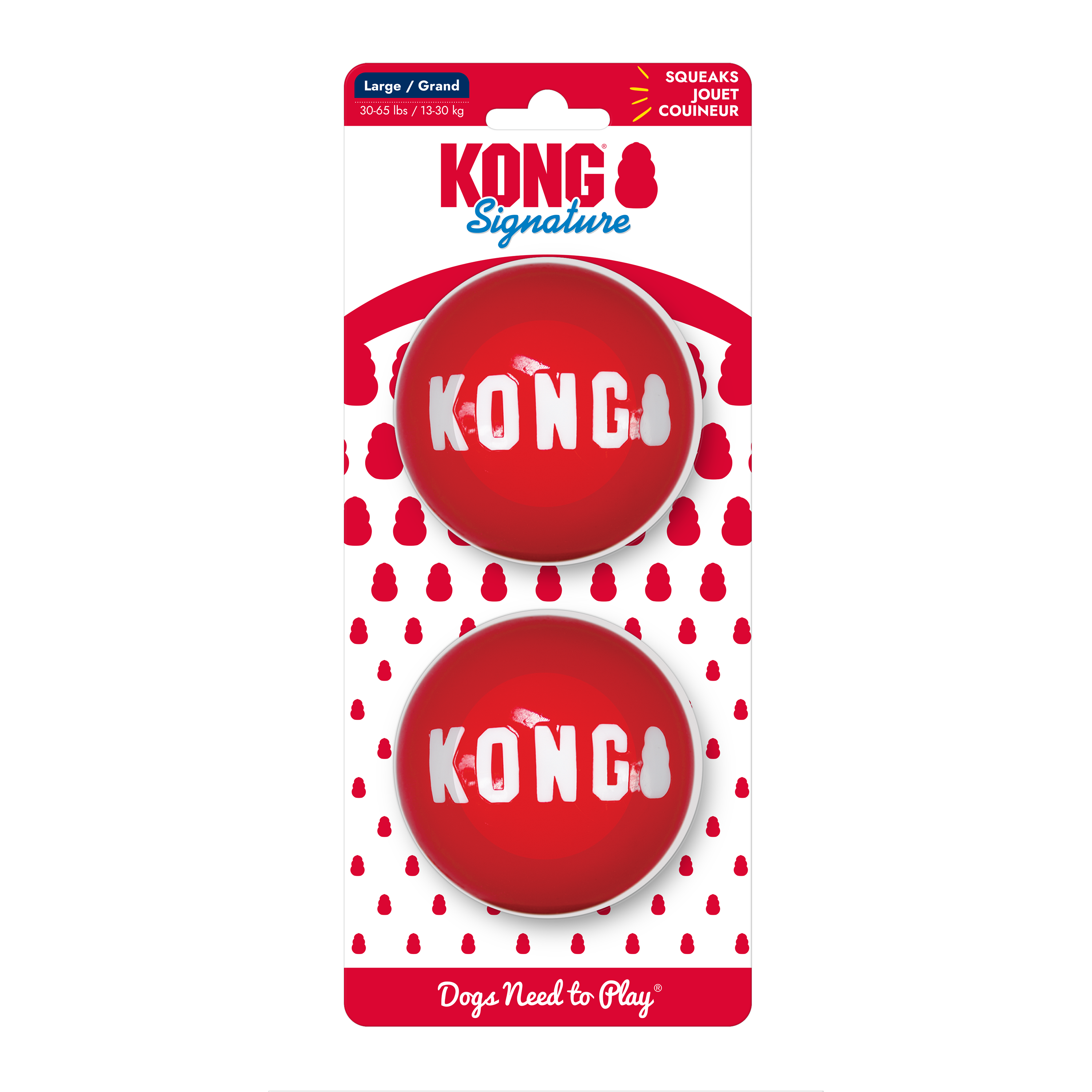 Kong Signature Balls x2 L