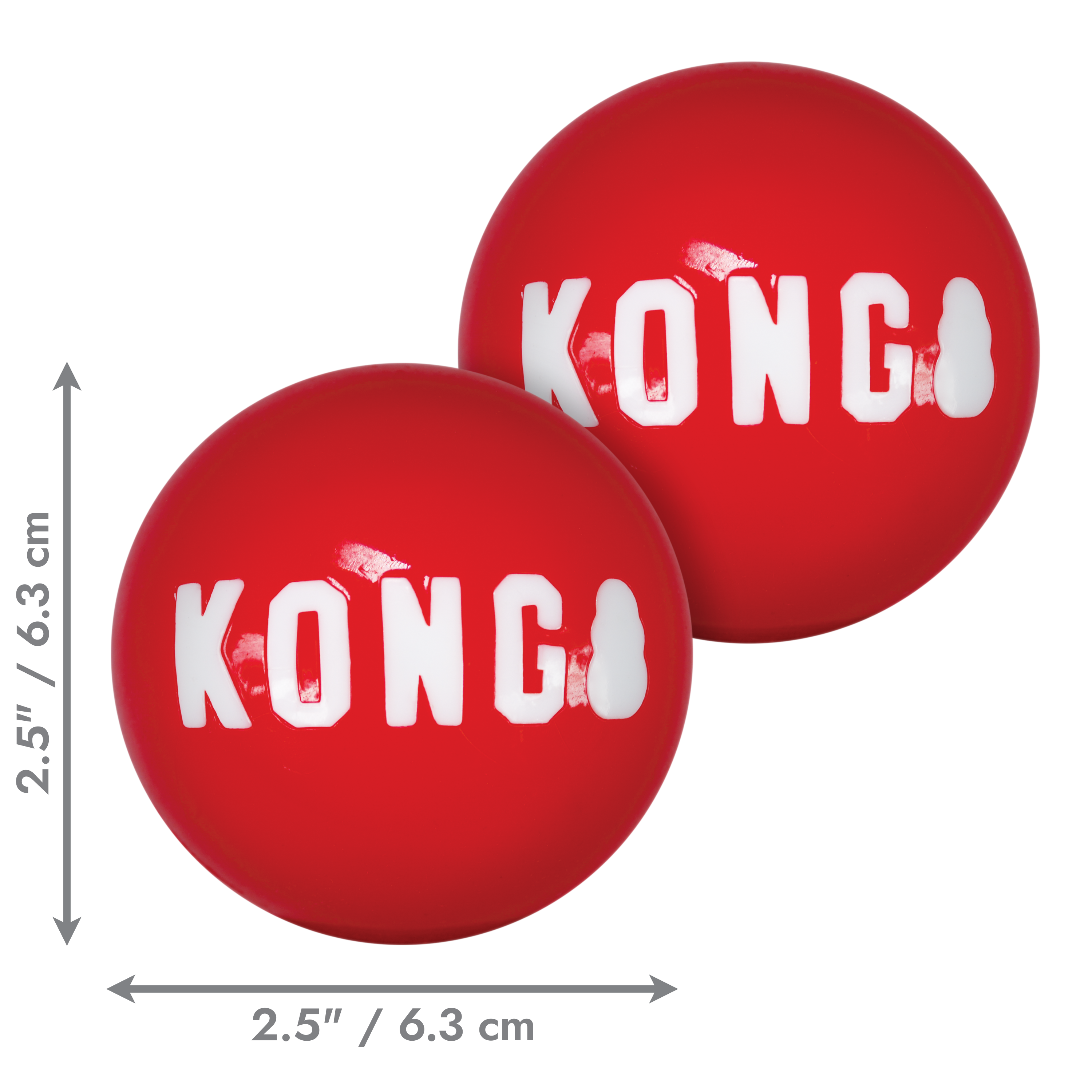 Kong Signature Balls x2 Medium