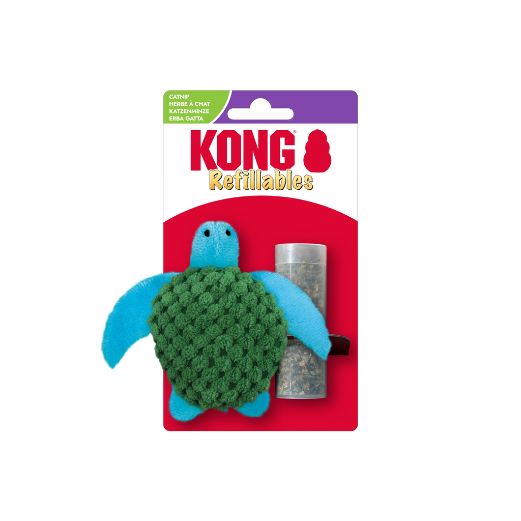 Kong Cat Refillable Catnip Turtle Each