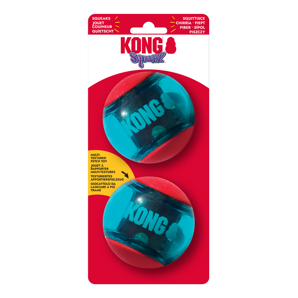 Kong Squeezz Action Red x2 L
