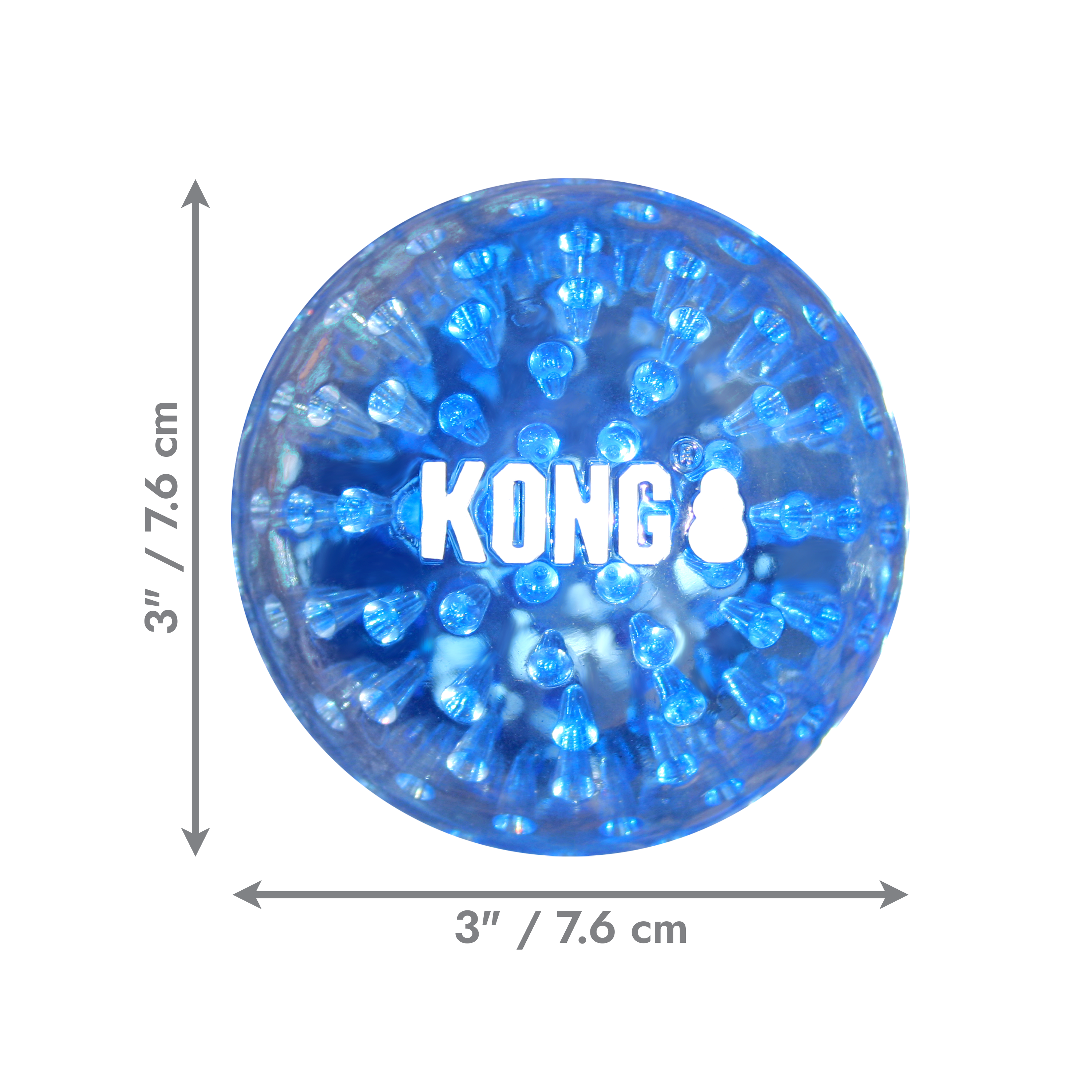 Kong Squeezz Geodz 2pk Assorted L