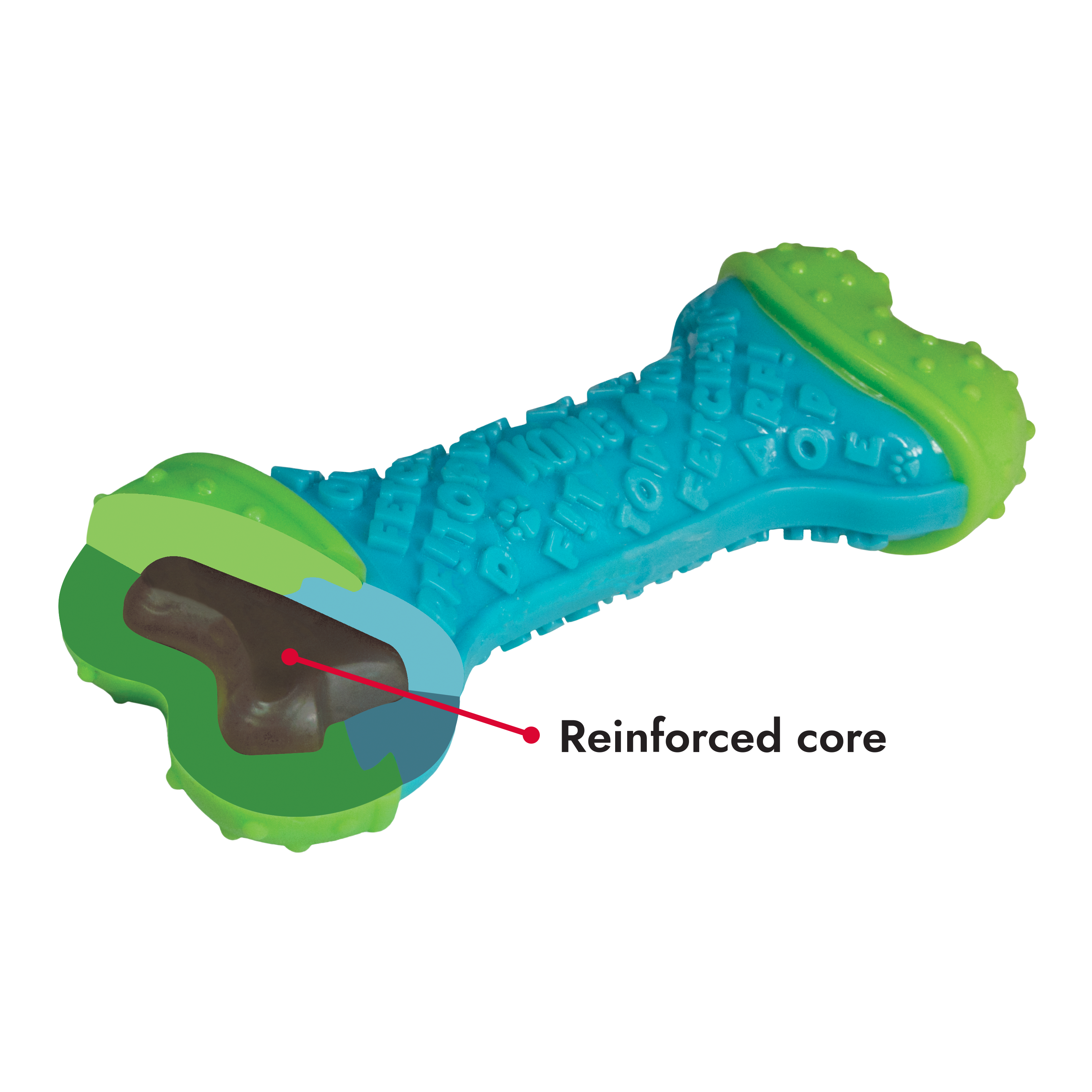 Kong Xmas CoreStrength Bone Medium