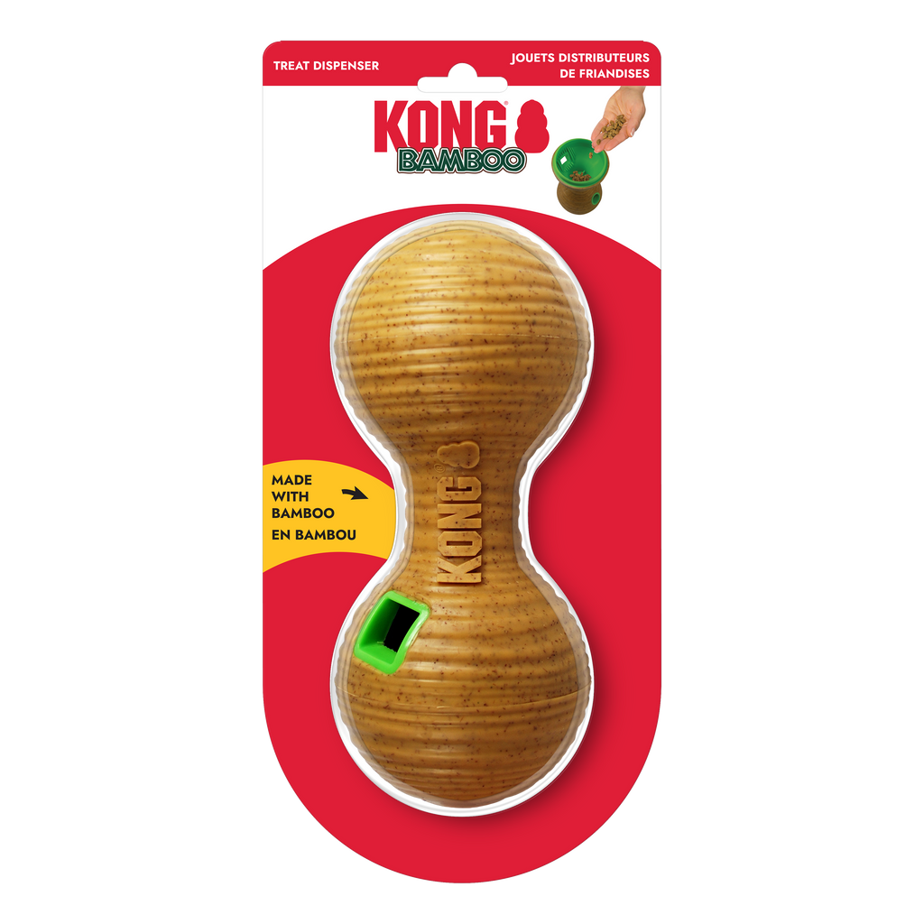 Kong Bamboo Feeder Dumbbell Medium