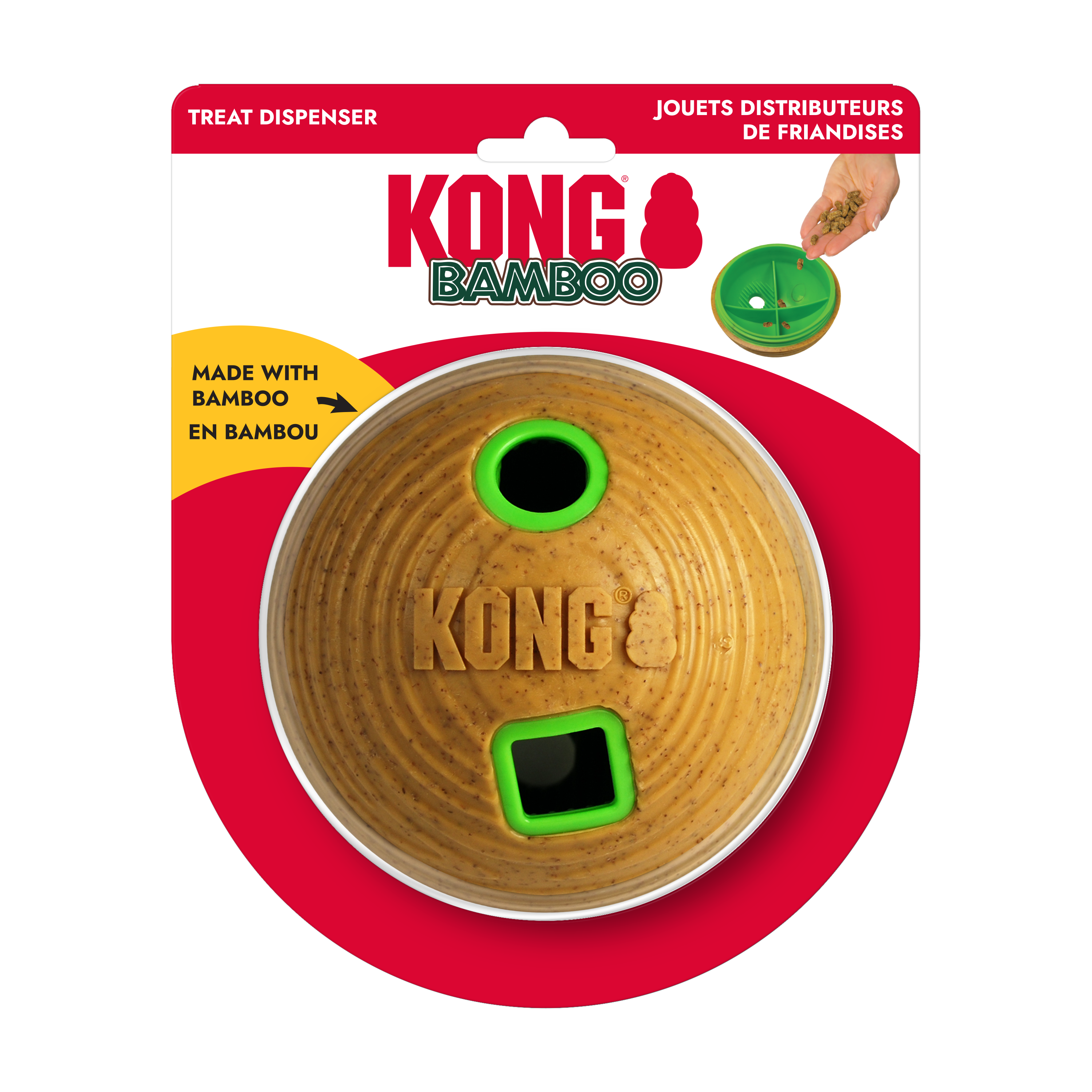 Kong Bamboo Feeder Ball Medium