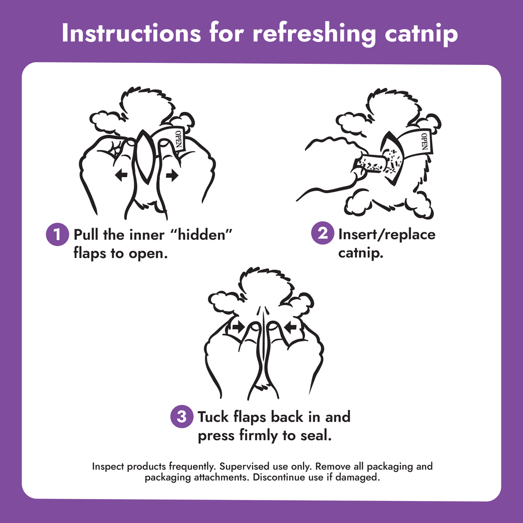 Kong Cat Refillable Catnip Turtle Each