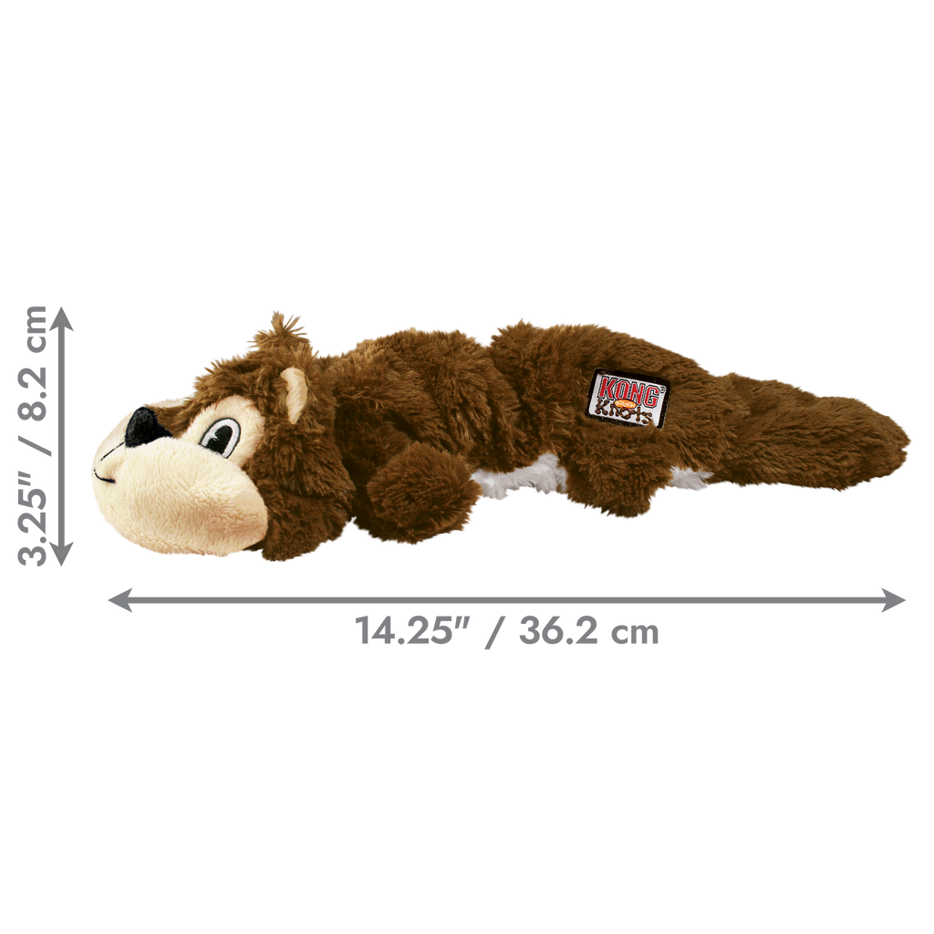 Kong Scrunch Knots Squirrel L