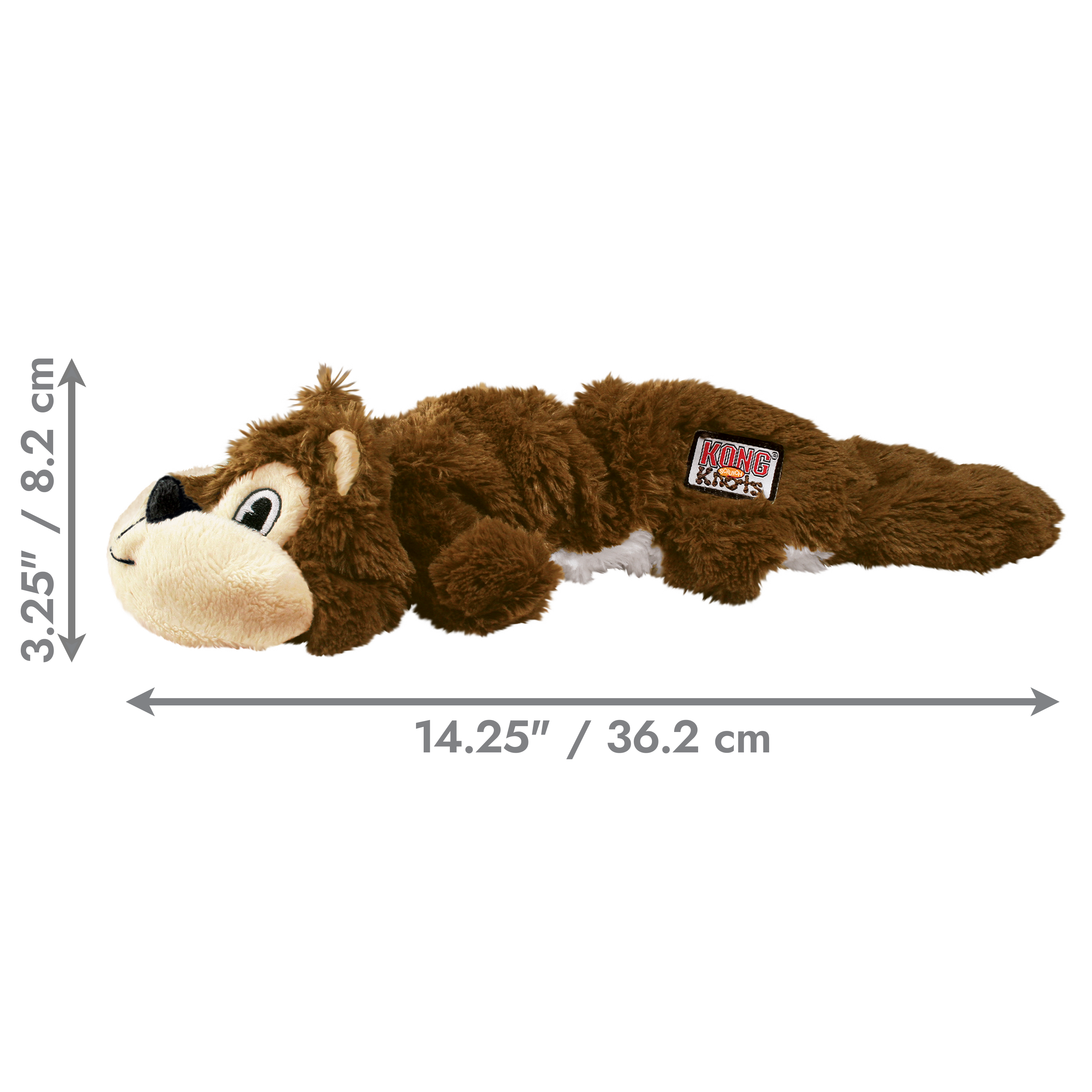 Kong Scrunch Knots Squirrel L