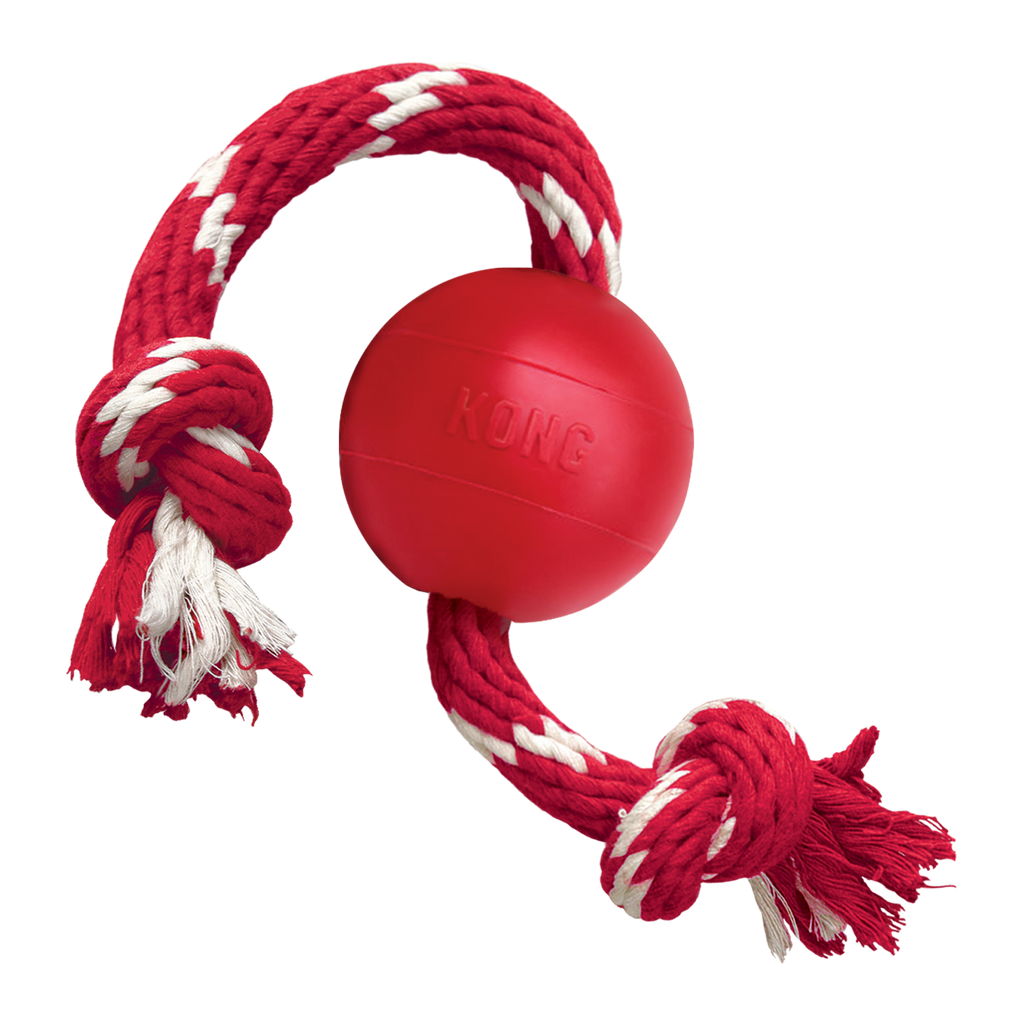 KONG Ball w/Rope Sm EU