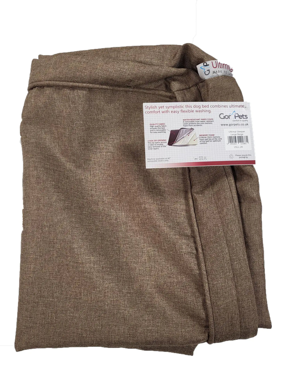 Memory Foam Ultima Sleeper Cover Large Beige