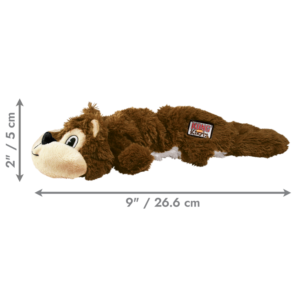 Kong Scrunch Knots Squirrel Medium