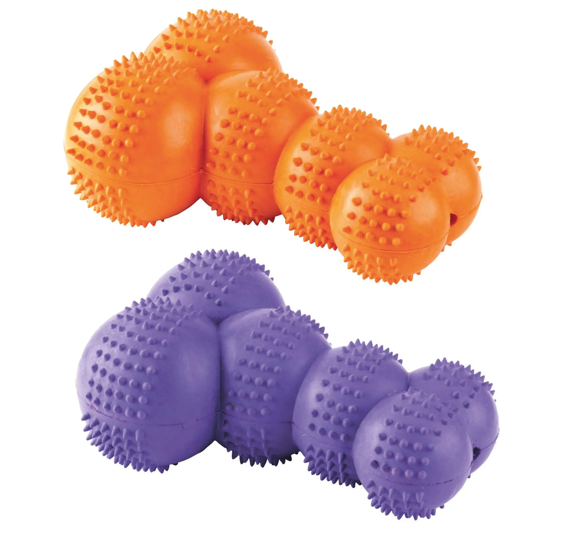Gor Rubber Super Giggle Bone (22cm) Orange/Purpl