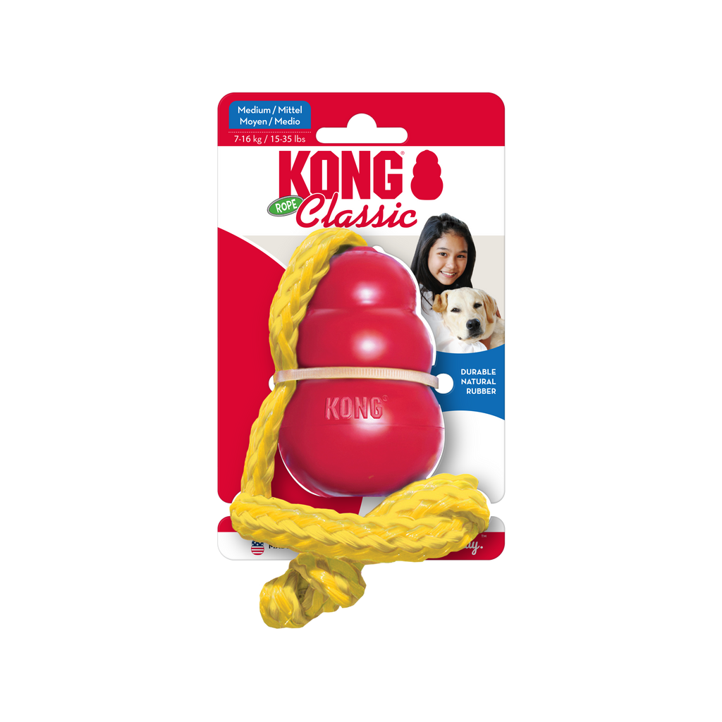 KONG Classic w/Rope Md EU