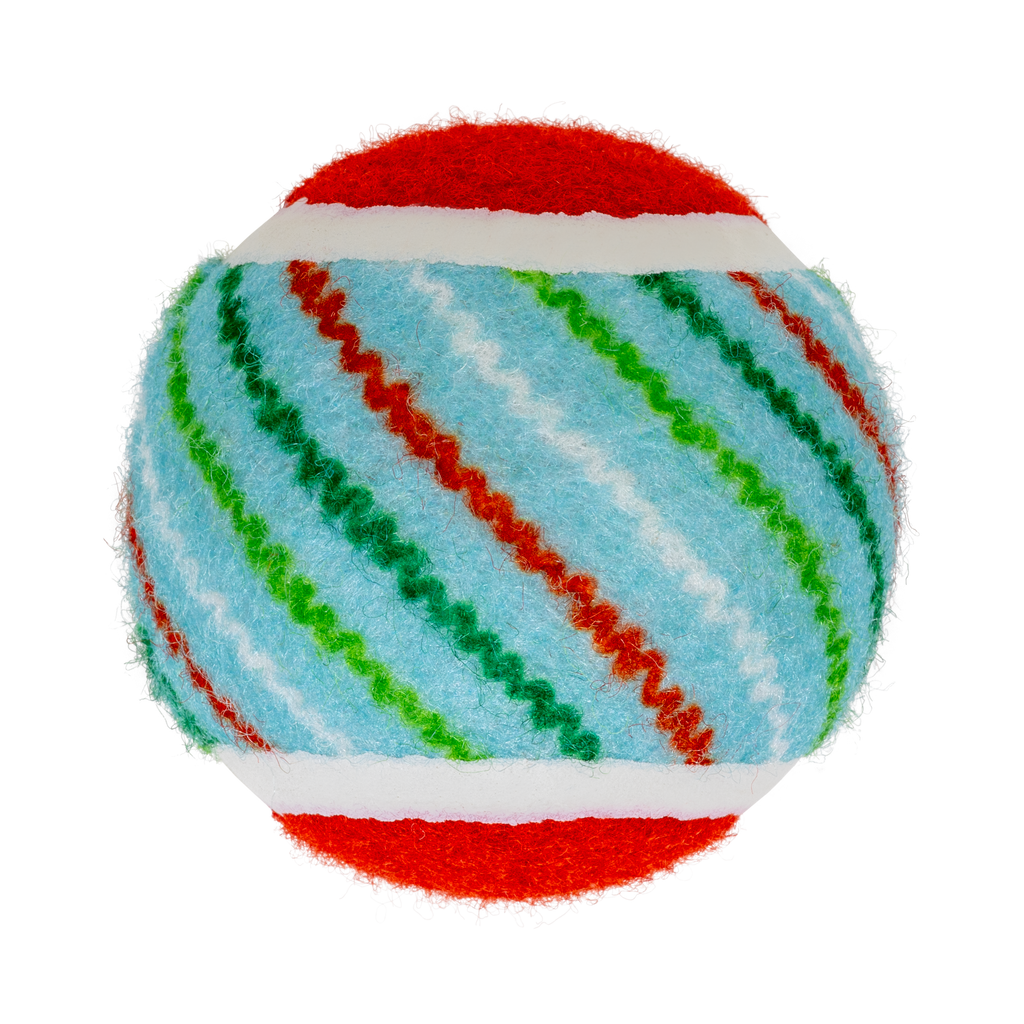 Kong Xmas SqueakerAir Tennis Ball x6 M