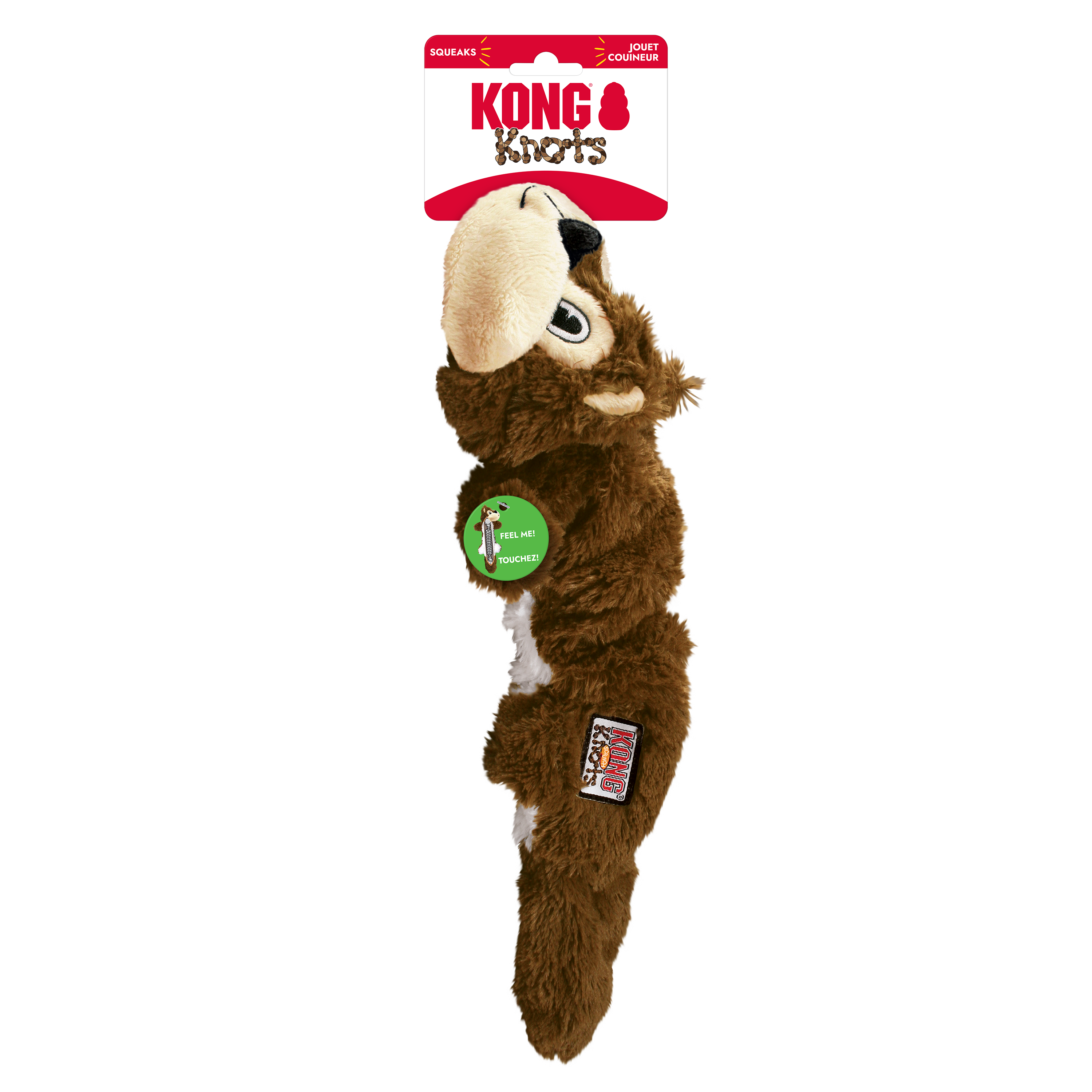 Kong Scrunch Knots Squirrel L