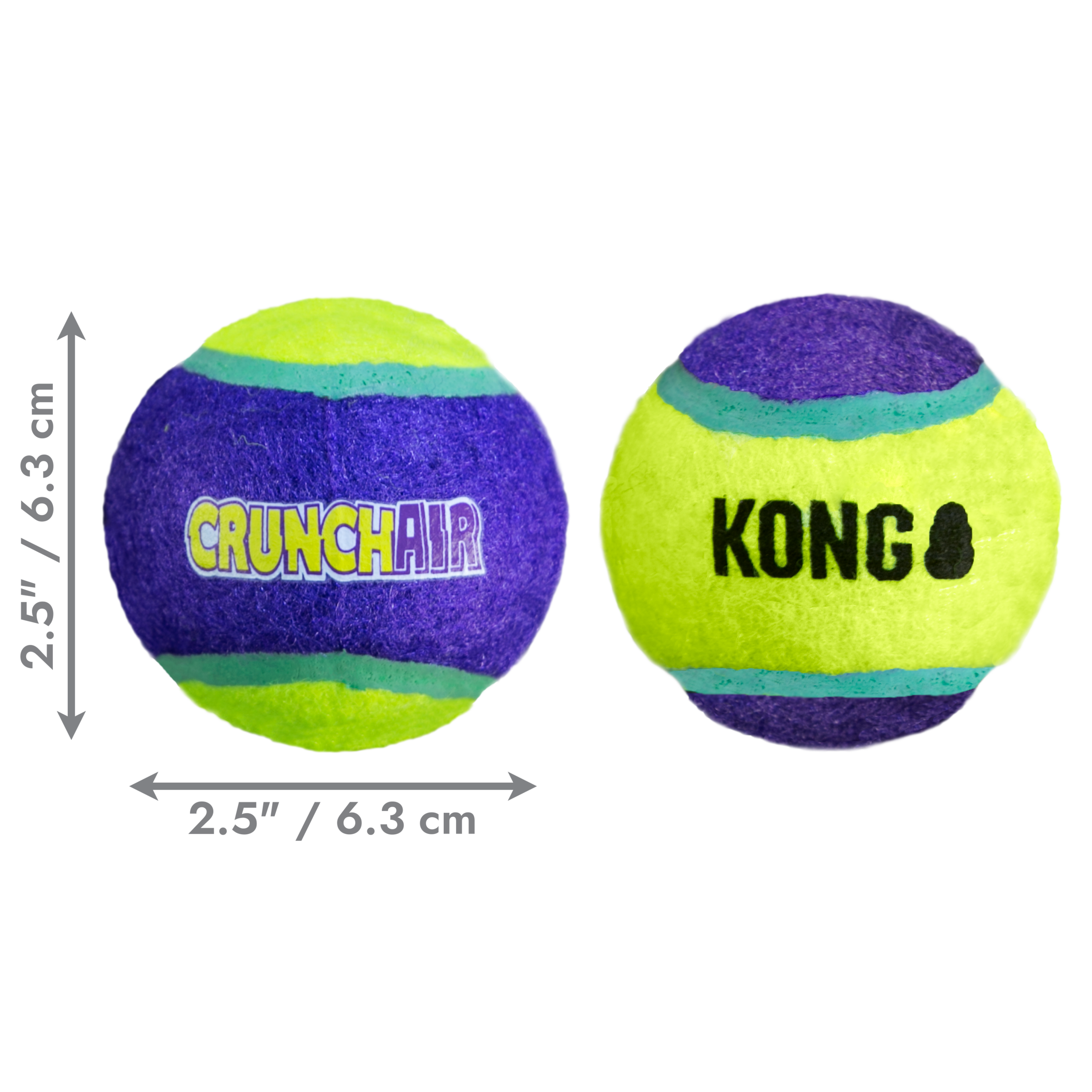 Kong CrunchAir Balls x3 Medium