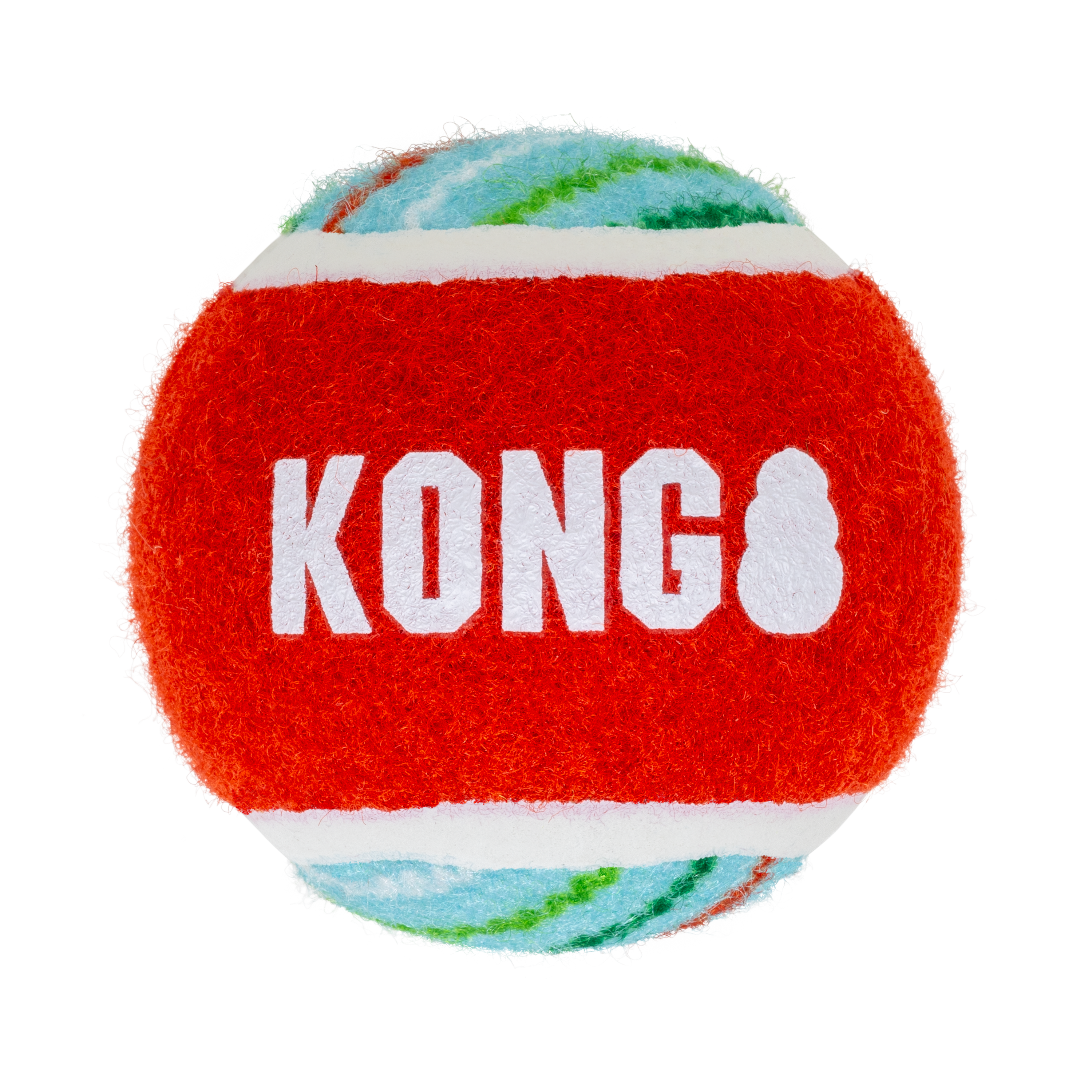 Kong Xmas SqueakerAir Tennis Ball x6 M