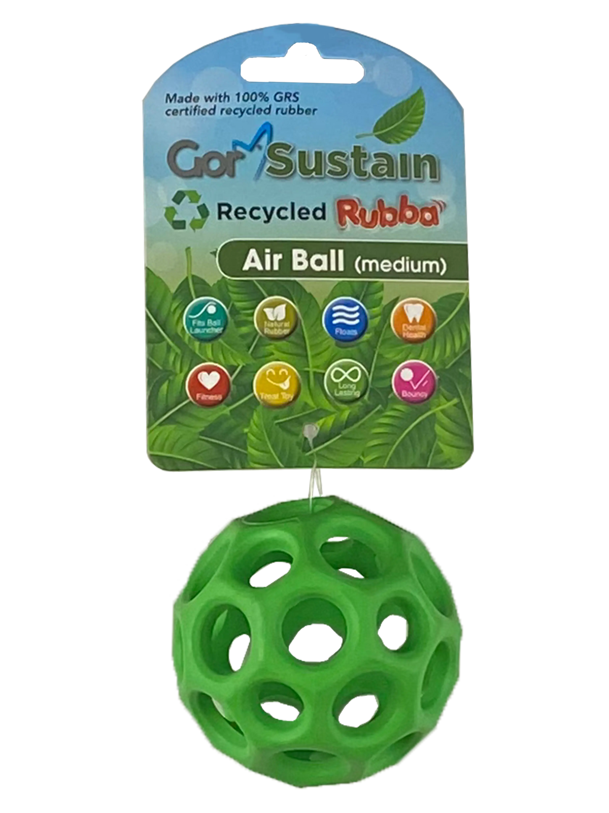 Gor Sustain Rubba Air Ball Medium (6.5cm) Green