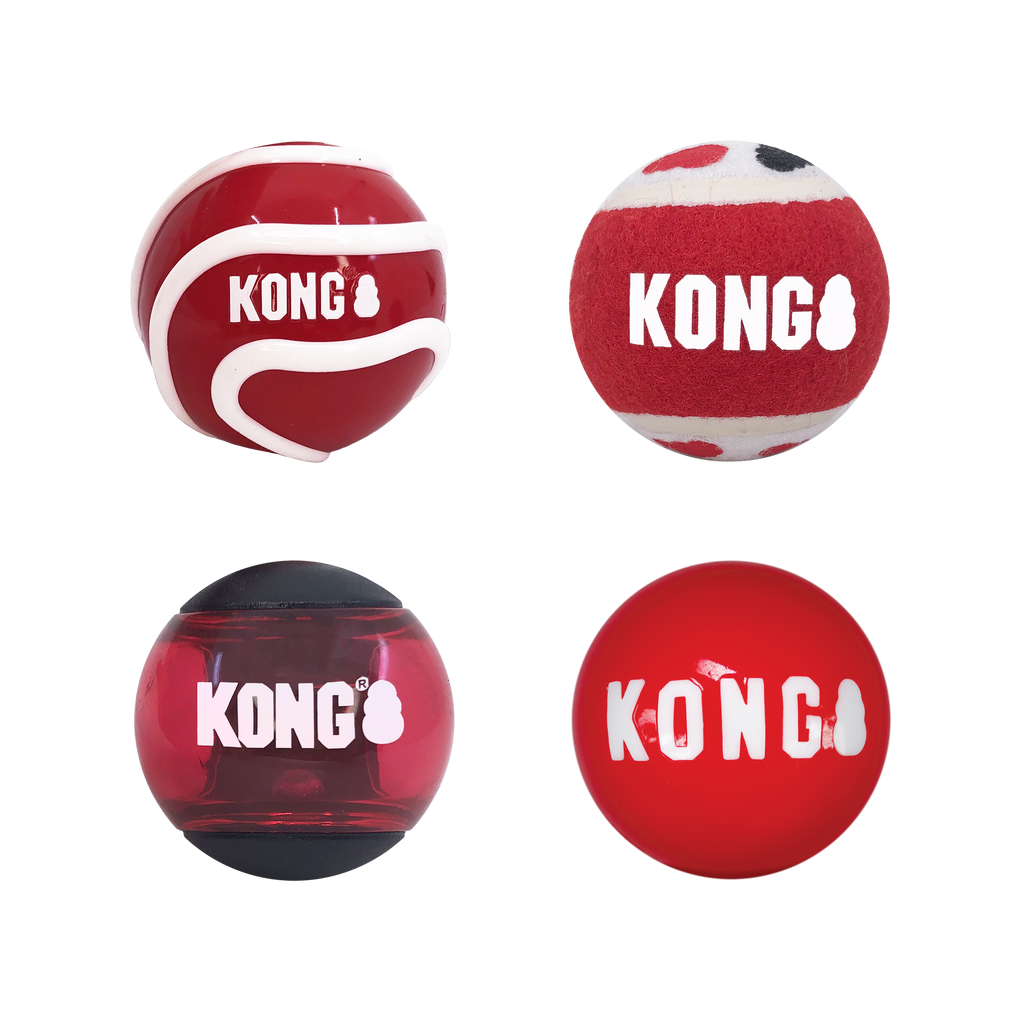 Signature Balls 4-pk Assorted Sm EU