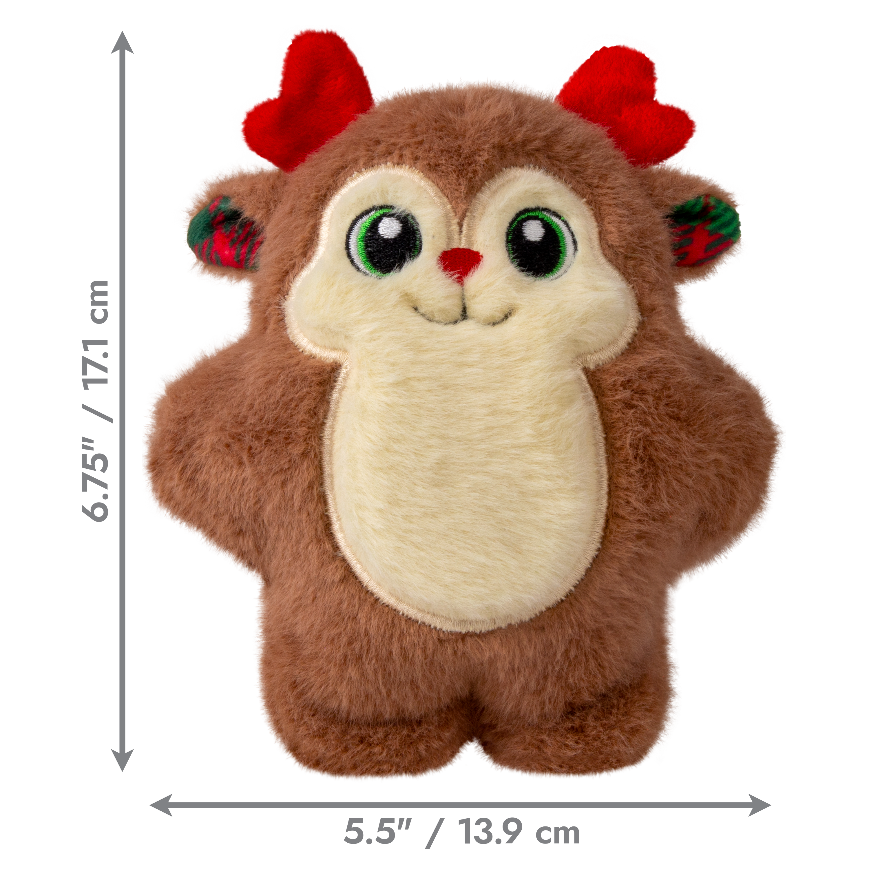 Kong Xmas Snuzzles Reindeer Small Small