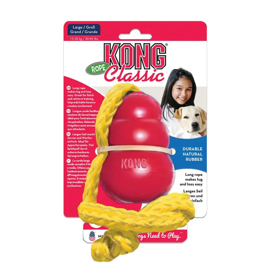 KONG Classic w/Rope Lg EU