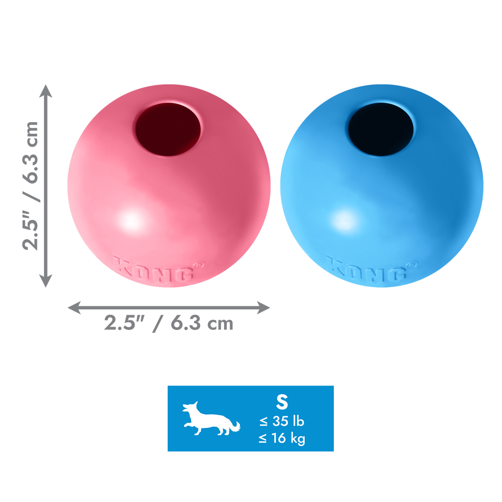 KONG Puppy Ball w/Hole Sm EU
