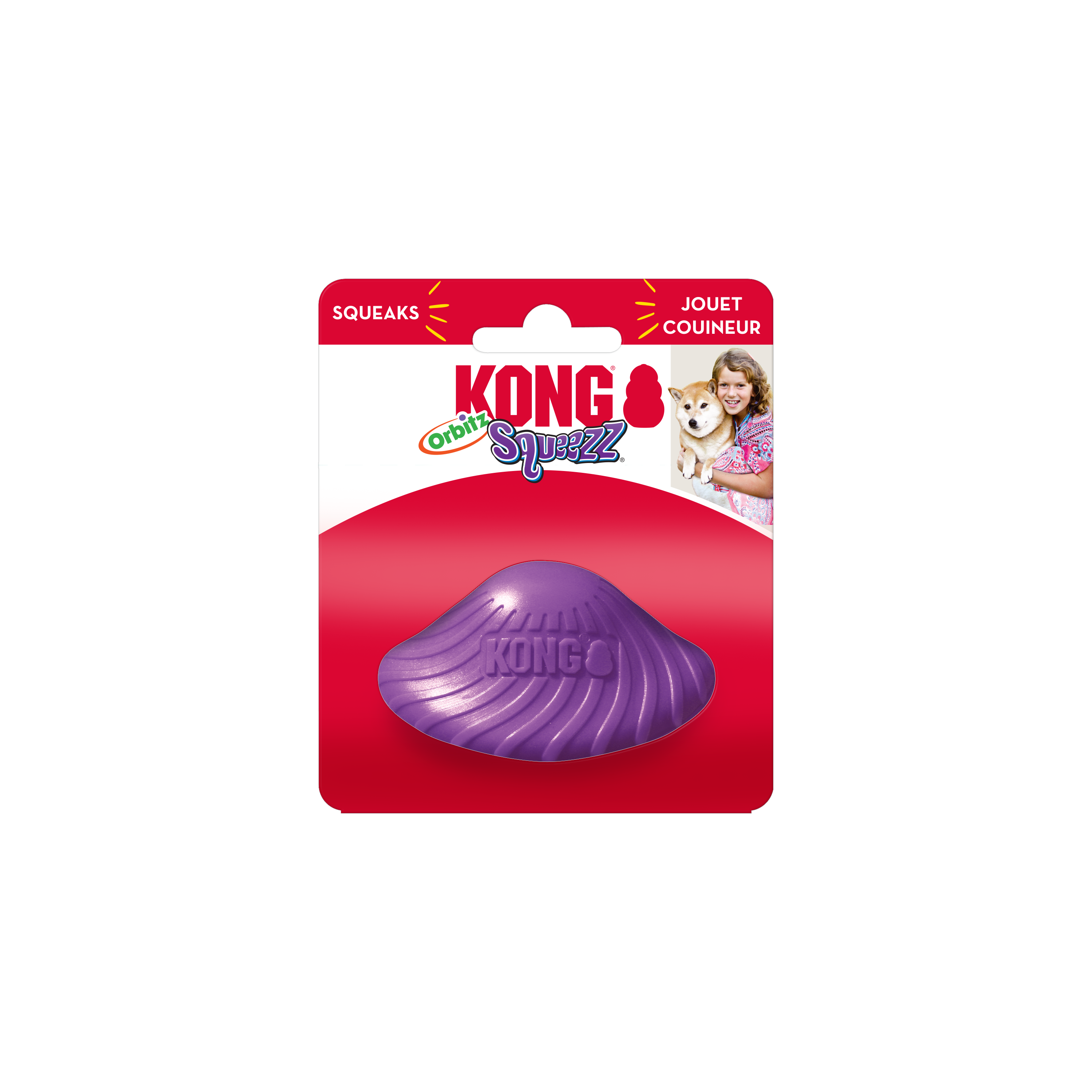 Kong Squeezz Orbitz Spin Top Medium
