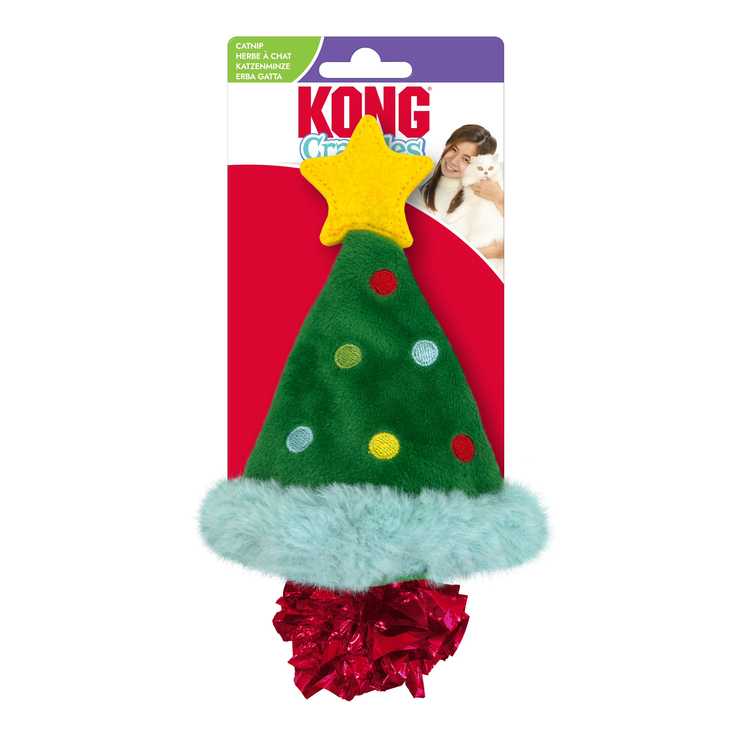Kong Xmas Cat Crackles Christmas Tree