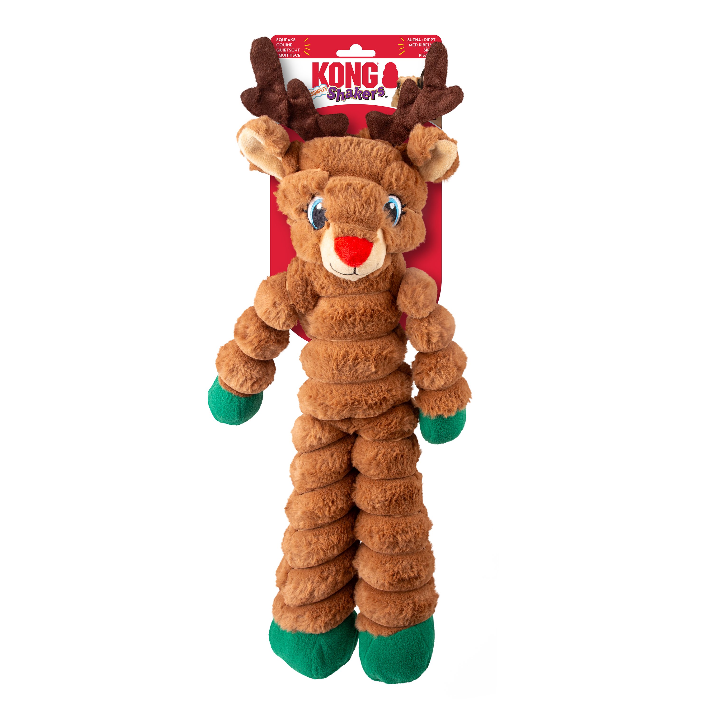 Kong Xmas Shakers Crumples Reindeer XL