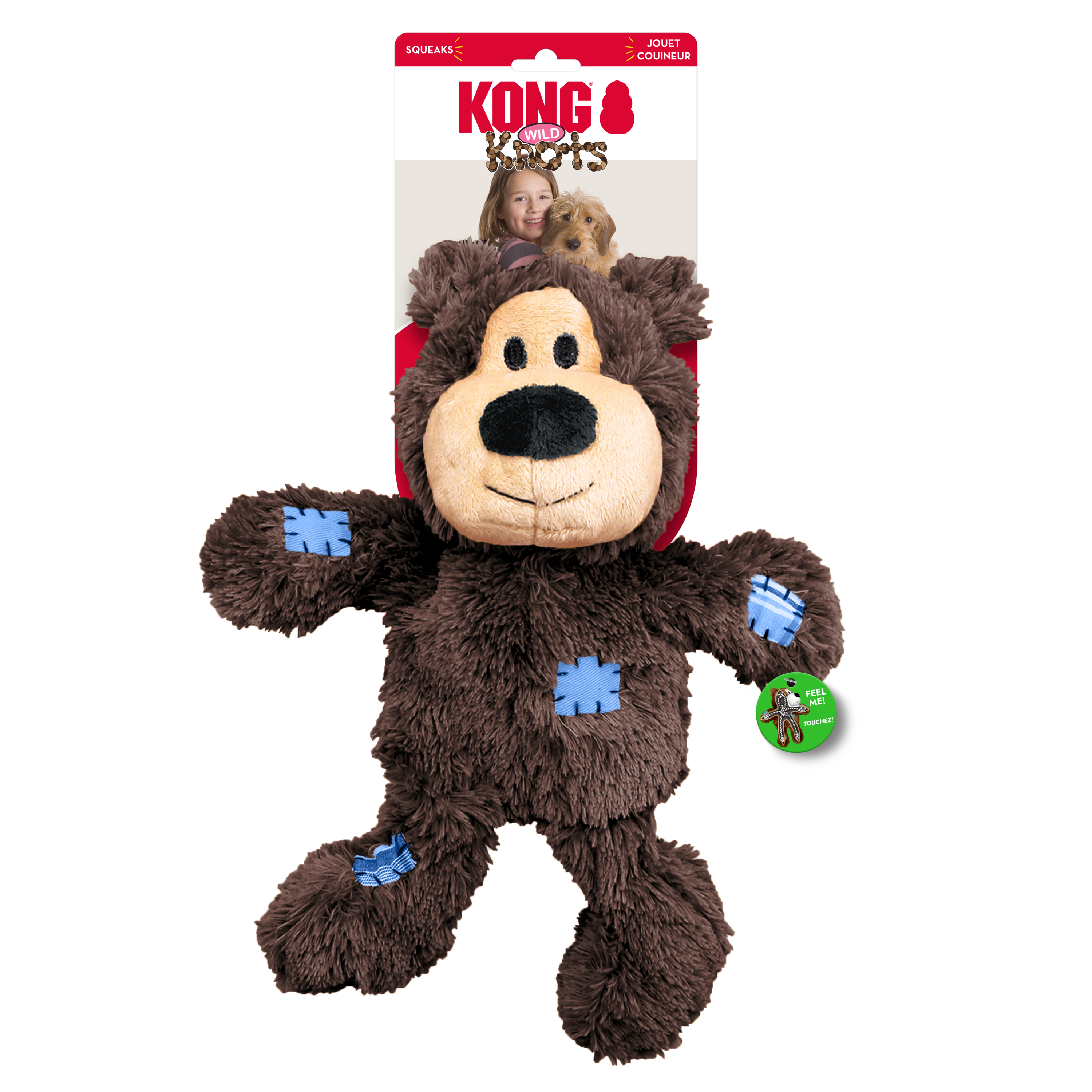 Kong Xmas Wild Knots Bear Assorted L