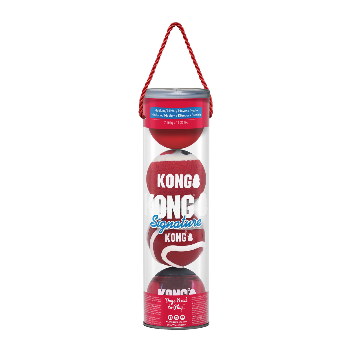 Signature Balls 4-pk Assorted Md EU