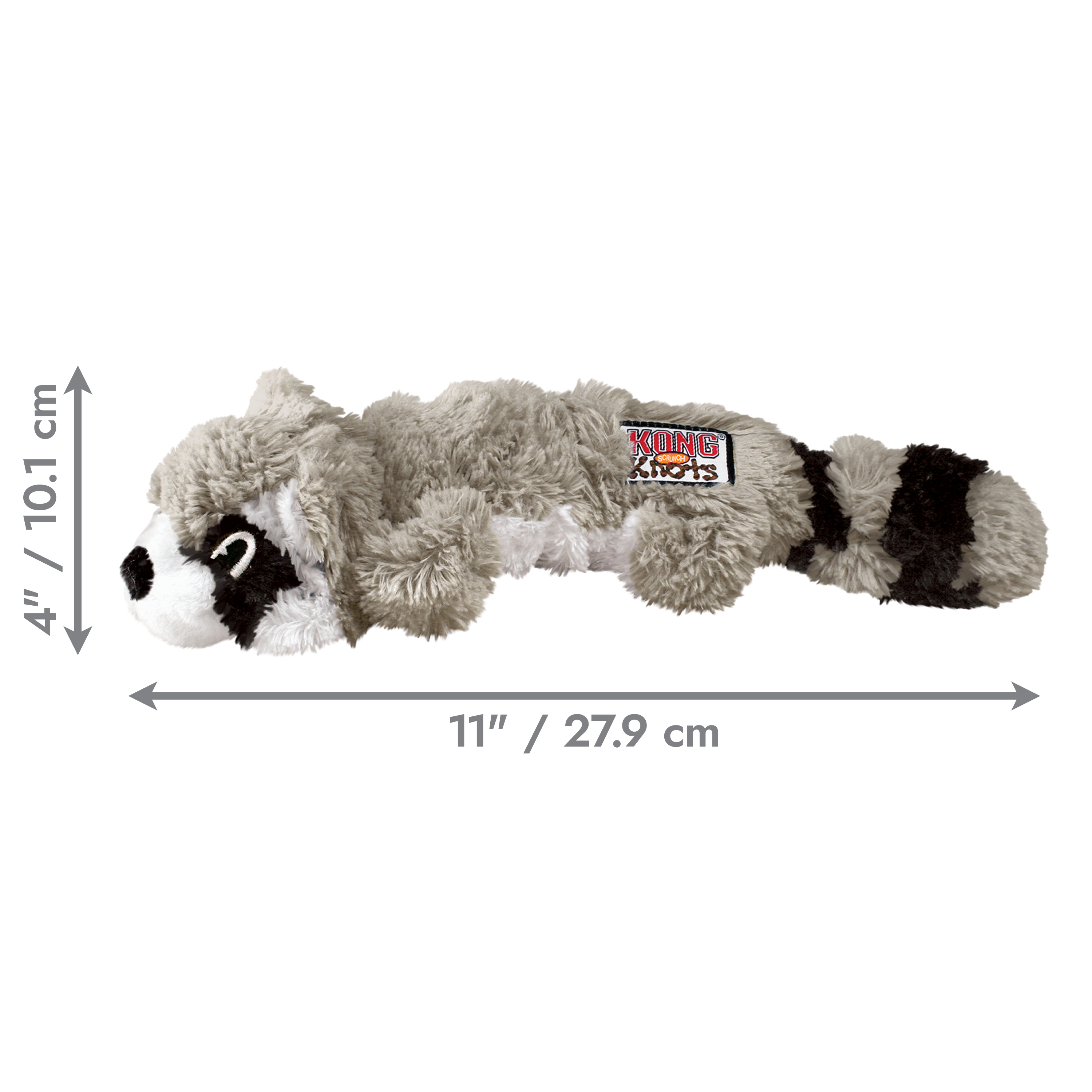 Kong Scrunch Knots Raccoon Medium