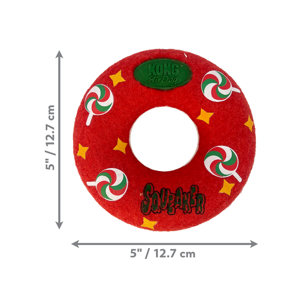 Kong Xmas AirDog Squeaker Donut Medium