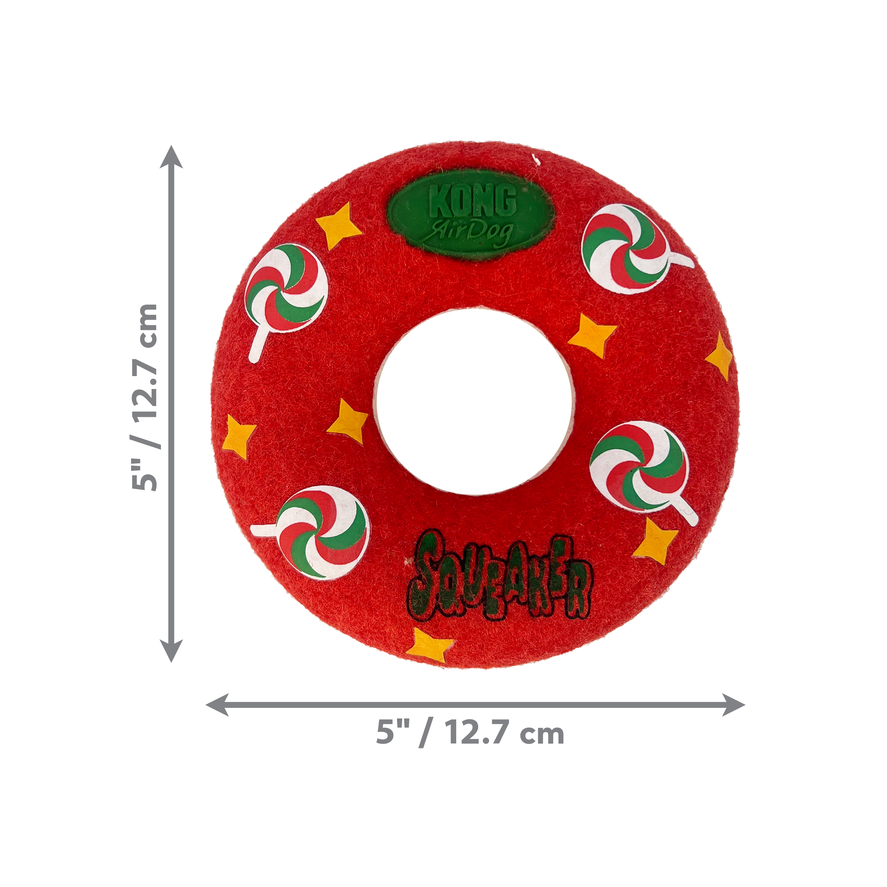 Kong Xmas AirDog Squeaker Donut Medium