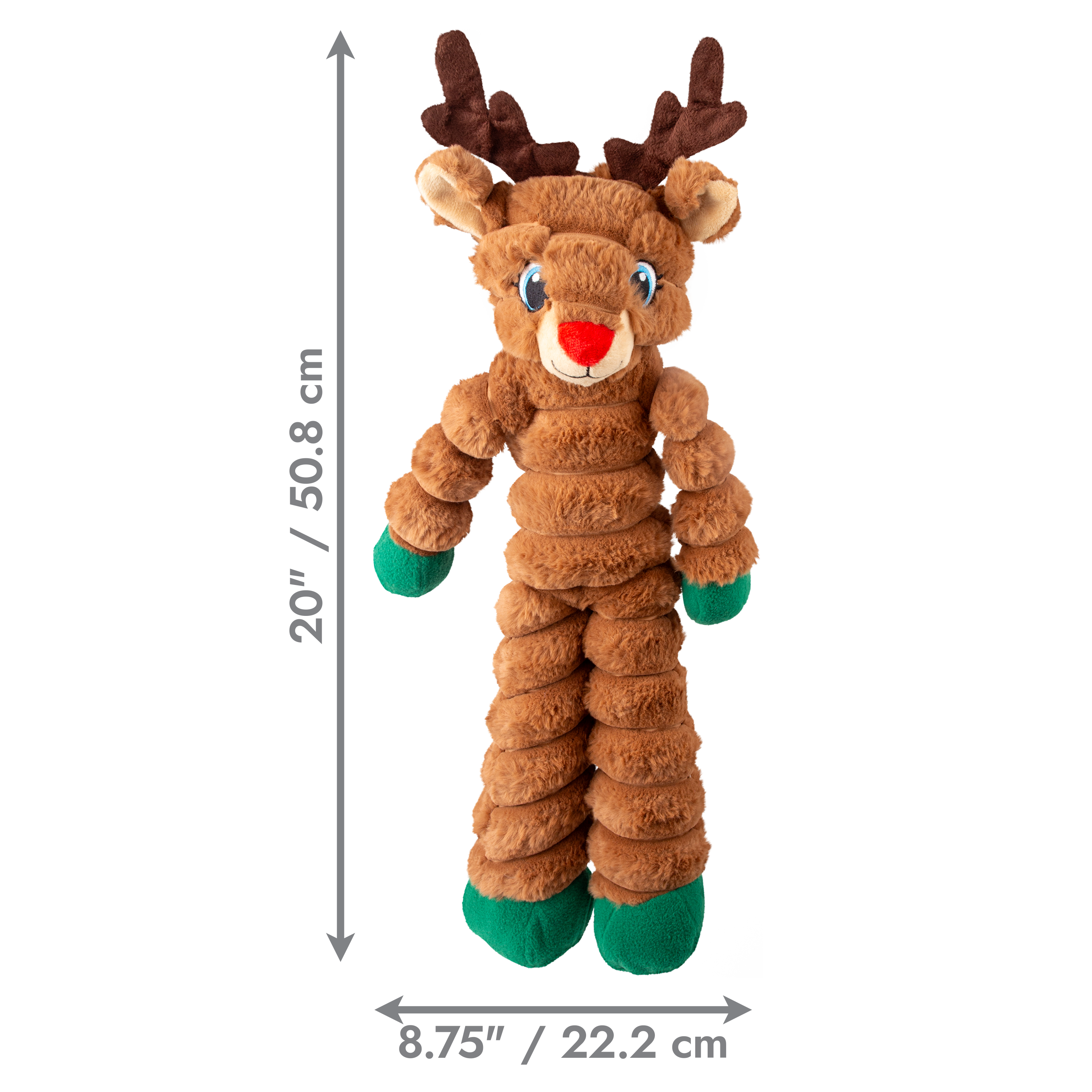 Kong Xmas Shakers Crumples Reindeer XL
