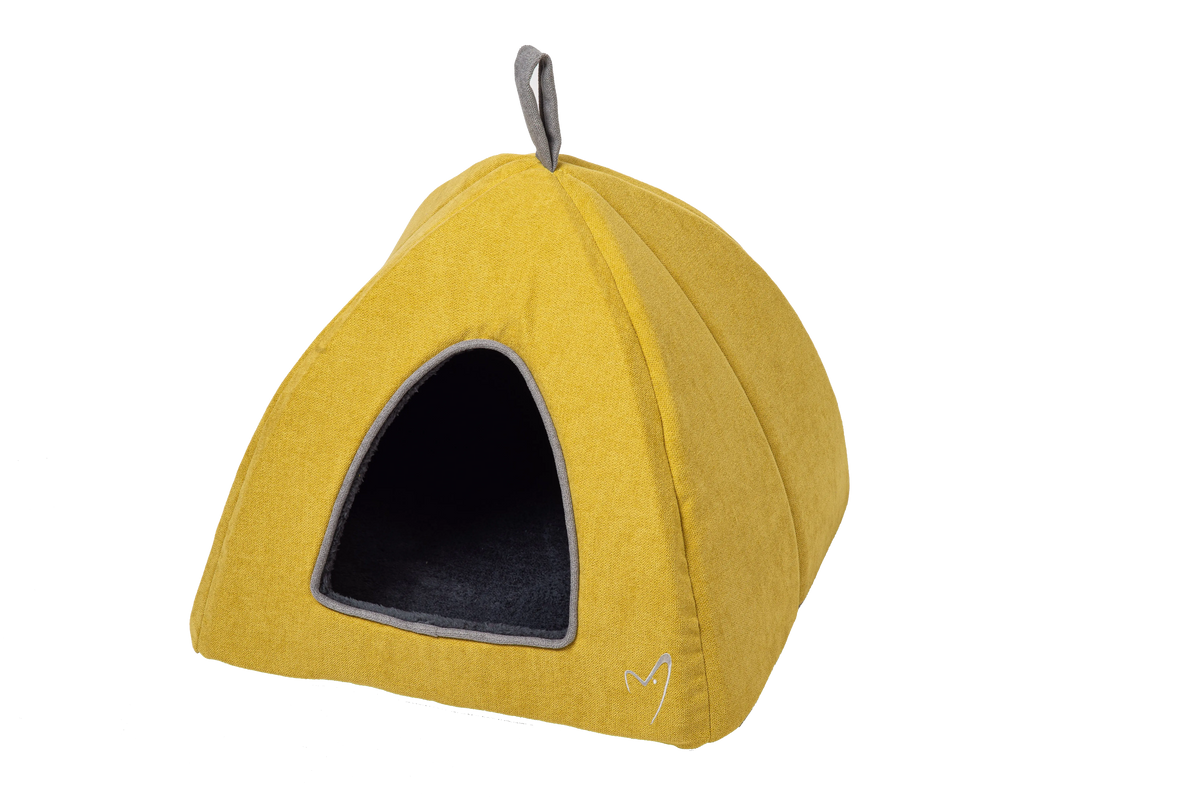 Camden Pyramid Bed (40x40x40cm) Winter Mustard