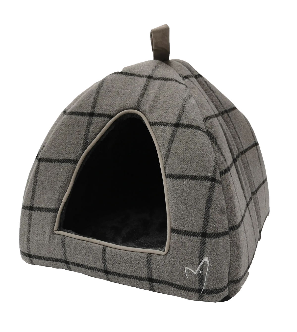 Camden Pyramid Bed (40x40x40cm) Grey Check
