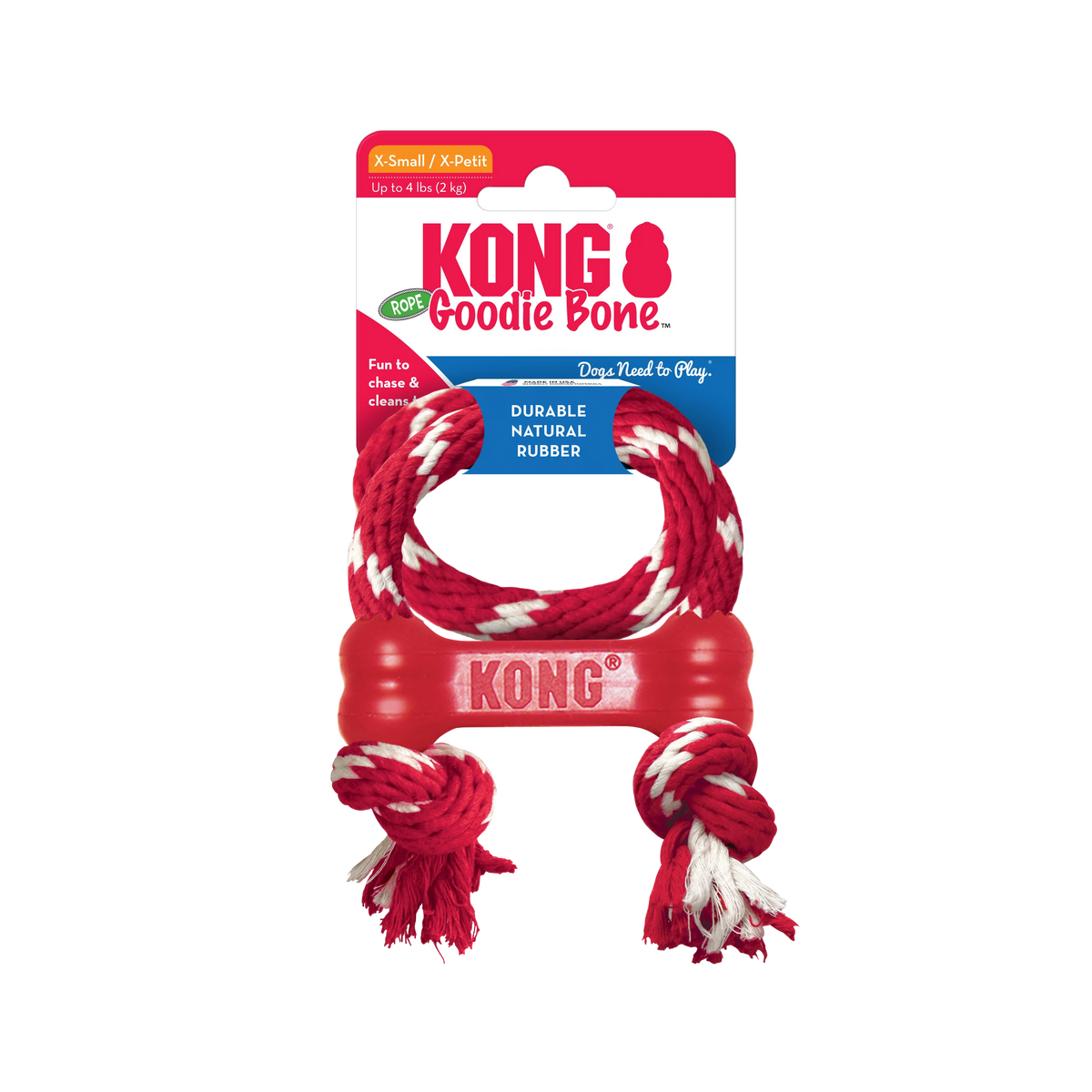 KONG Goodie Bone w/Rope XS EU
