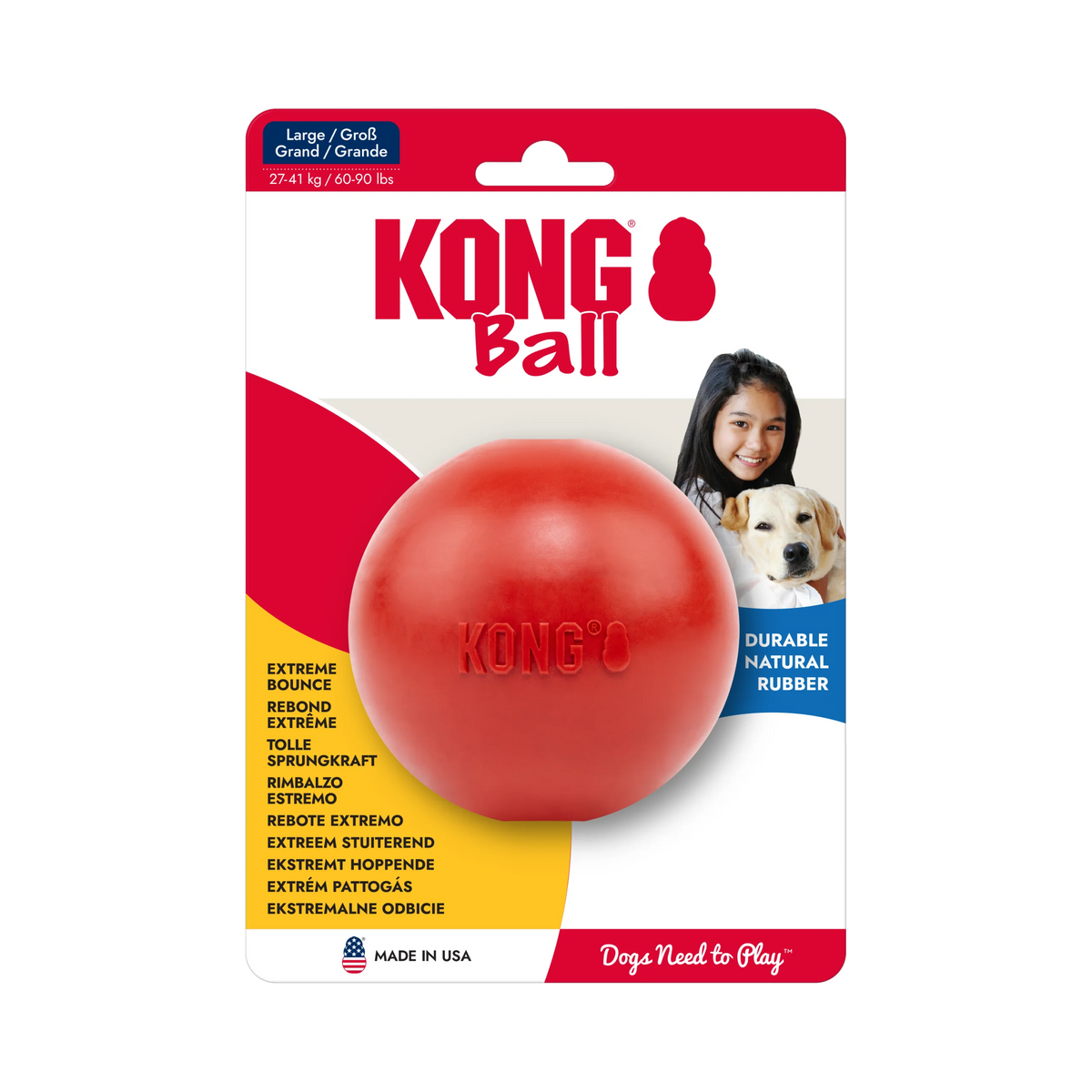 KONG Ball w/Hole Lg EU