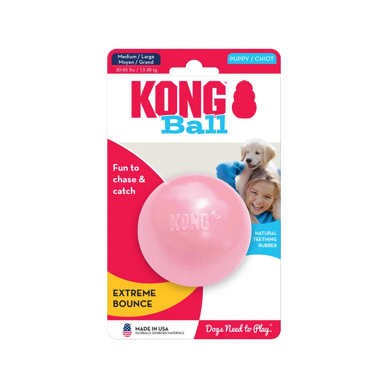 KONG Puppy Ball w/Hole Md/Lg EU