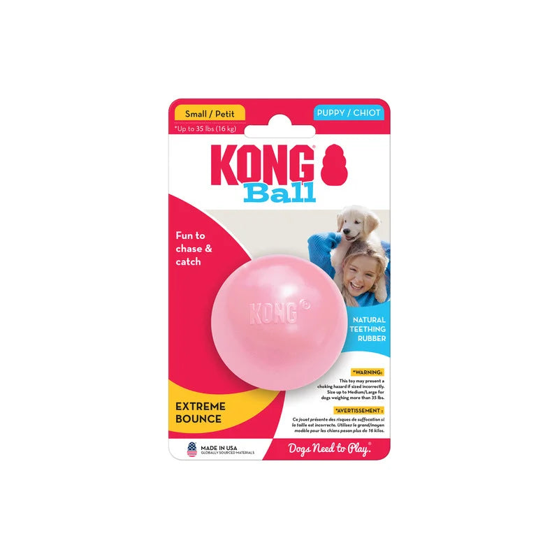 KONG Puppy Ball w/Hole Sm EU