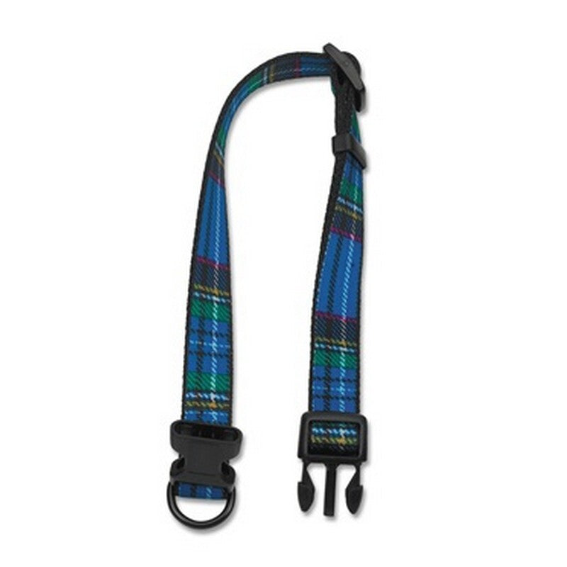 Ancol Tartan Adjustable Blue Dog Collar 45 - 70cm