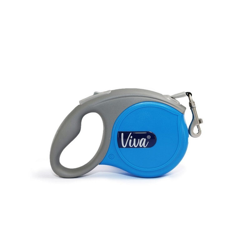 Ancol Viva Retractable Tape Dog Lead Blue Small 5m