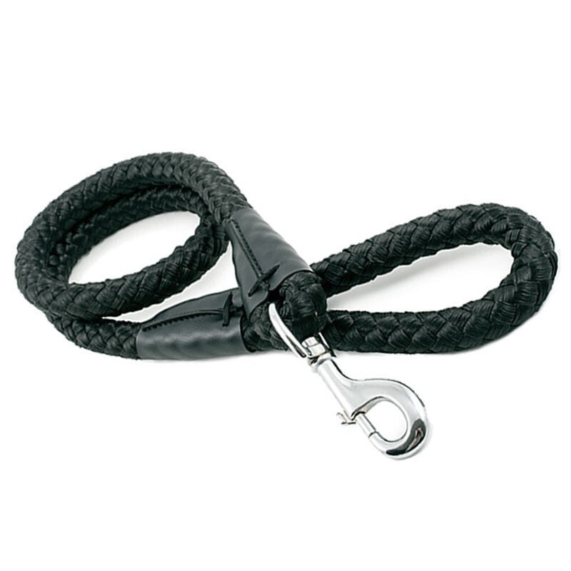 Ancol Nylon Super Rope Lead Black 20mm x 1.07m