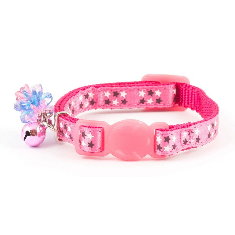 Ancol Luxury Pink Stars Safety Kitten Collar
