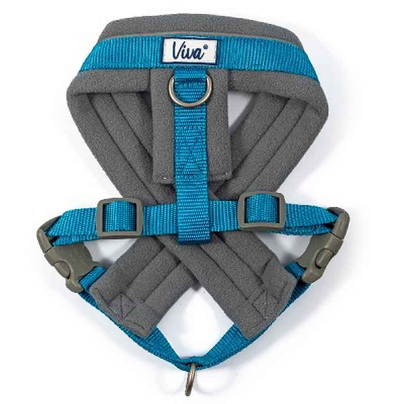 Ancol Viva Padded Dog Harness Blue 36-42cm