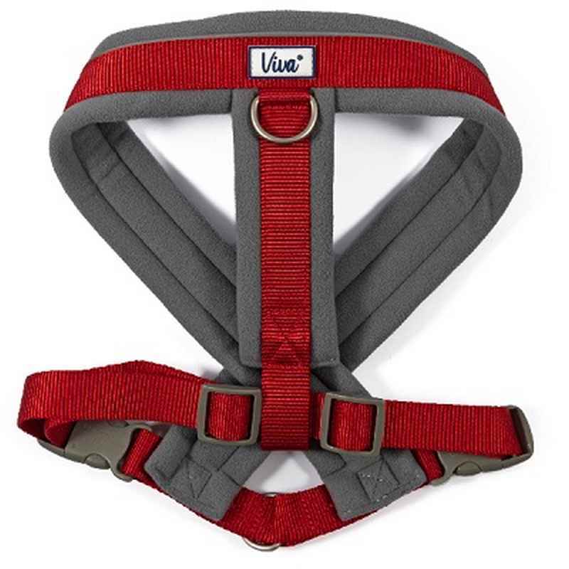 Ancol Viva Padded Dog Harness Red 70-98cm