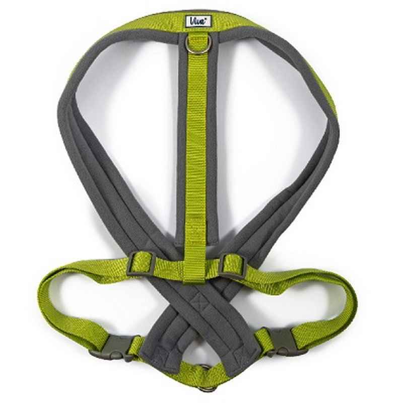 Ancol Viva Padded Dog Harness Lime 70-98cm