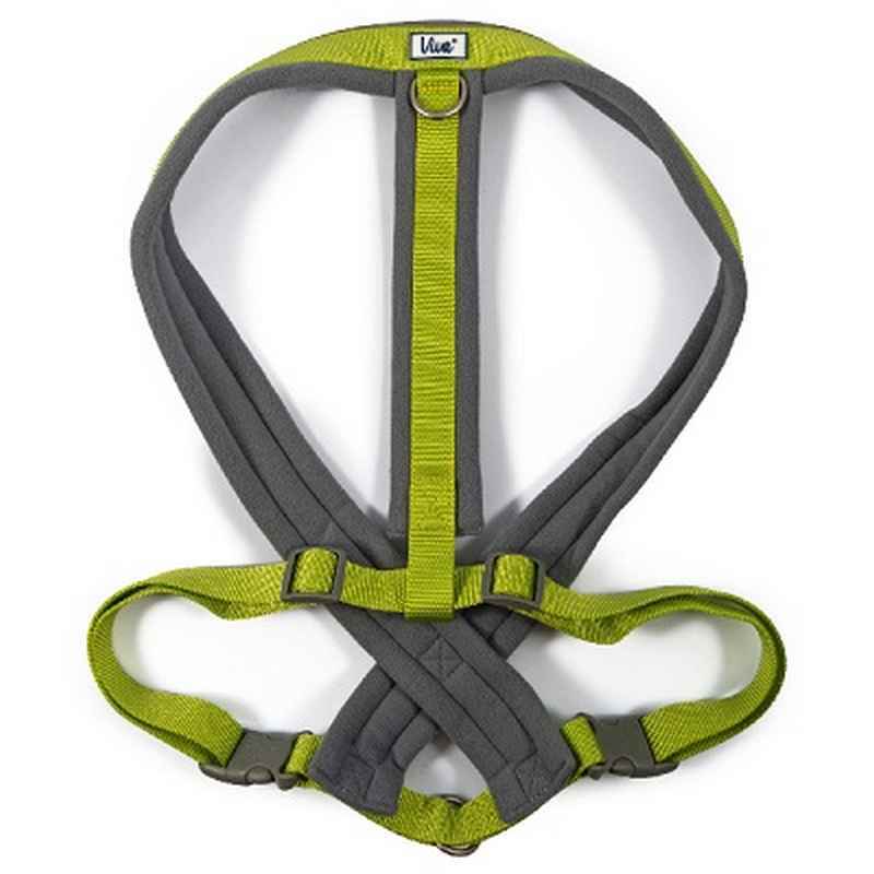 Ancol Viva Padded Dog Harness Lime 97-130cm